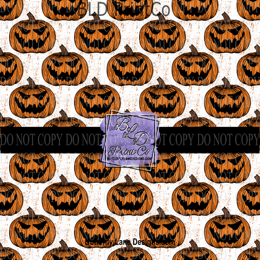 Halloween Scary Jack O' lantern PV692   Patterned Vinyl