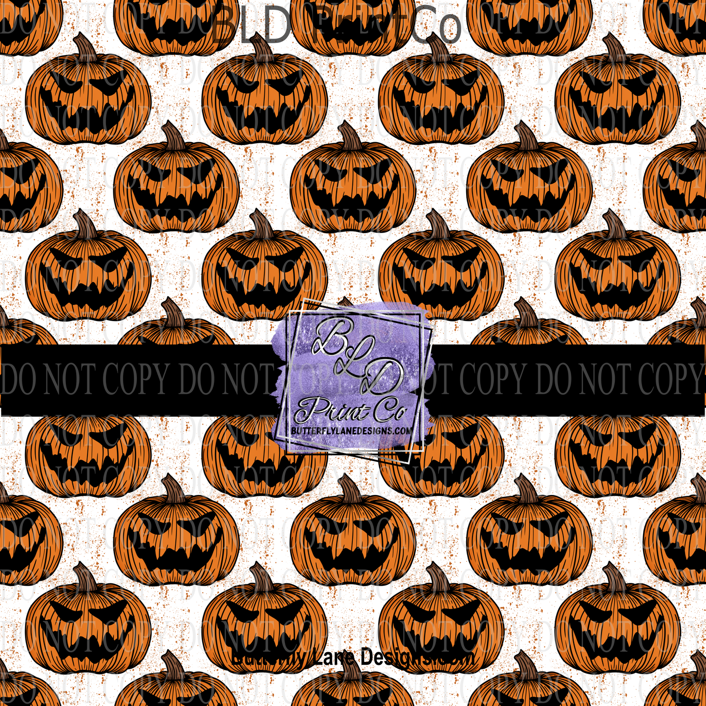 Halloween Scary Jack O' lantern PV692   Patterned Vinyl