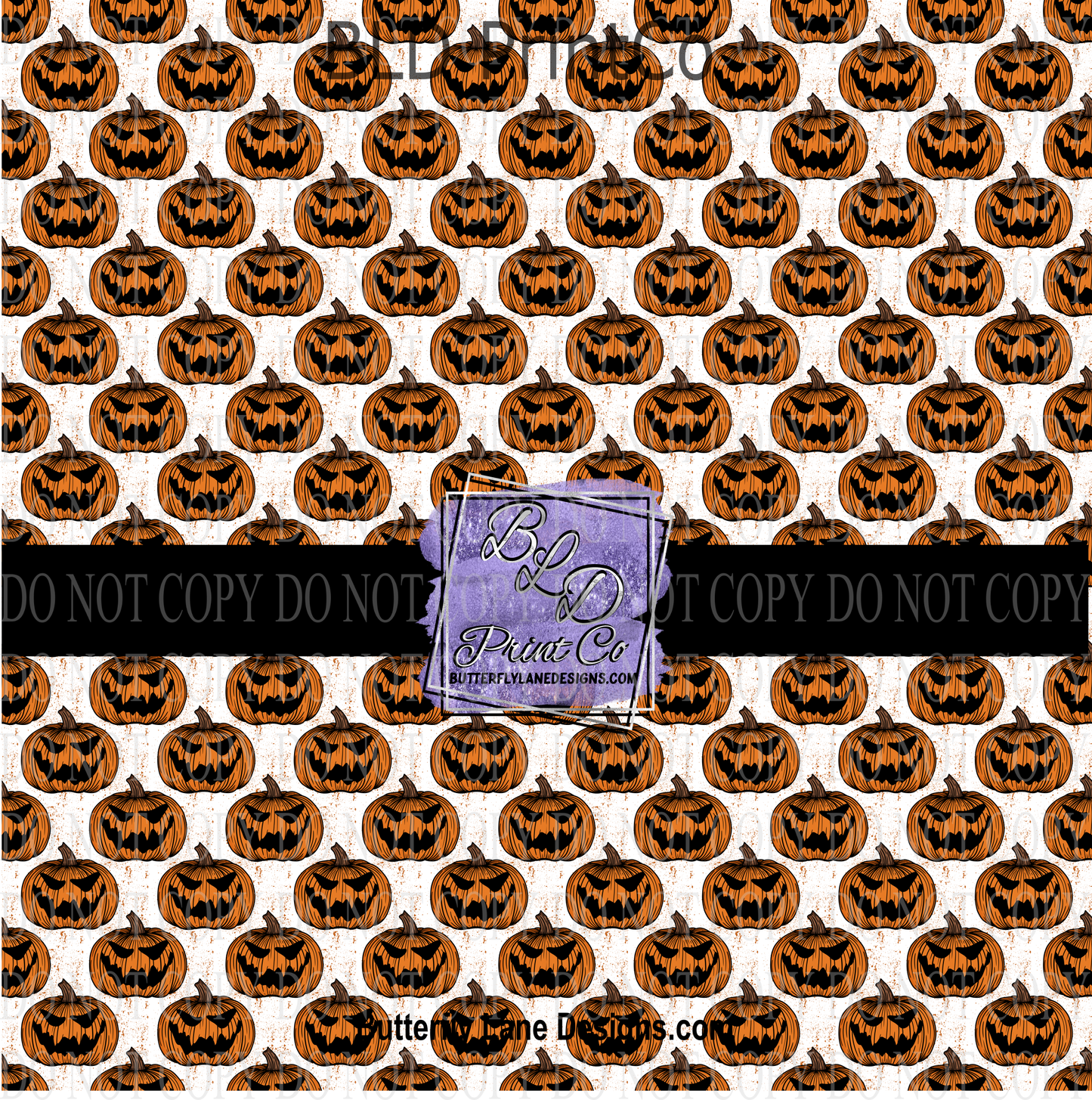 Halloween Scary Jack O' lantern PV692   Patterned Vinyl