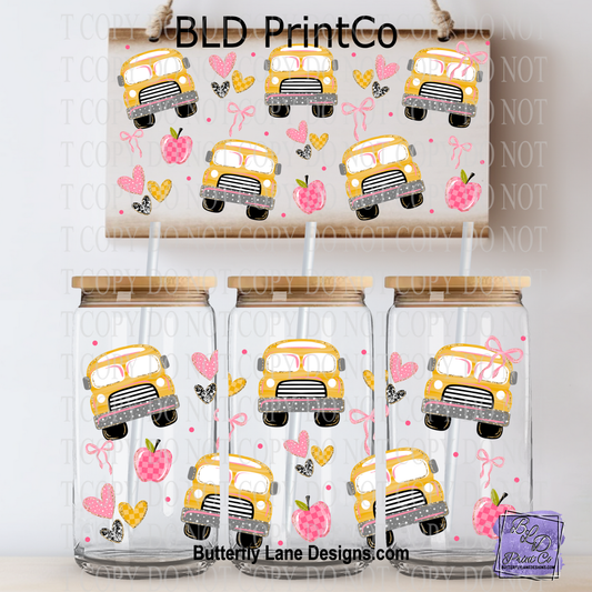 Bus Driver Love | Hearts, Bows & Apples | L1070