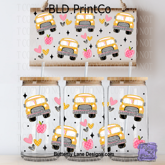 Bus Driver Love | Stars, Hearts & Apples | L1071