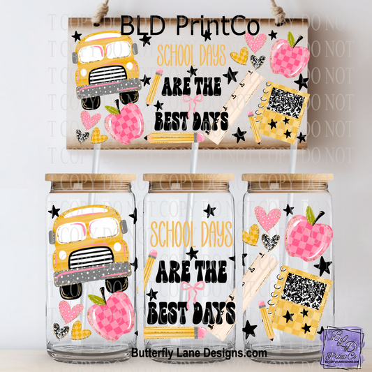 School Days Are The Best Days | Bus & Supplies | L1072
