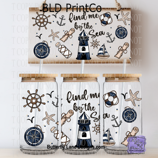 Find Me By The Sea | Lighthouse & Nautical | L1074