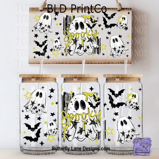 Spooky Sheet Ghosts | Flying Bats & Starry Halloween | L1091