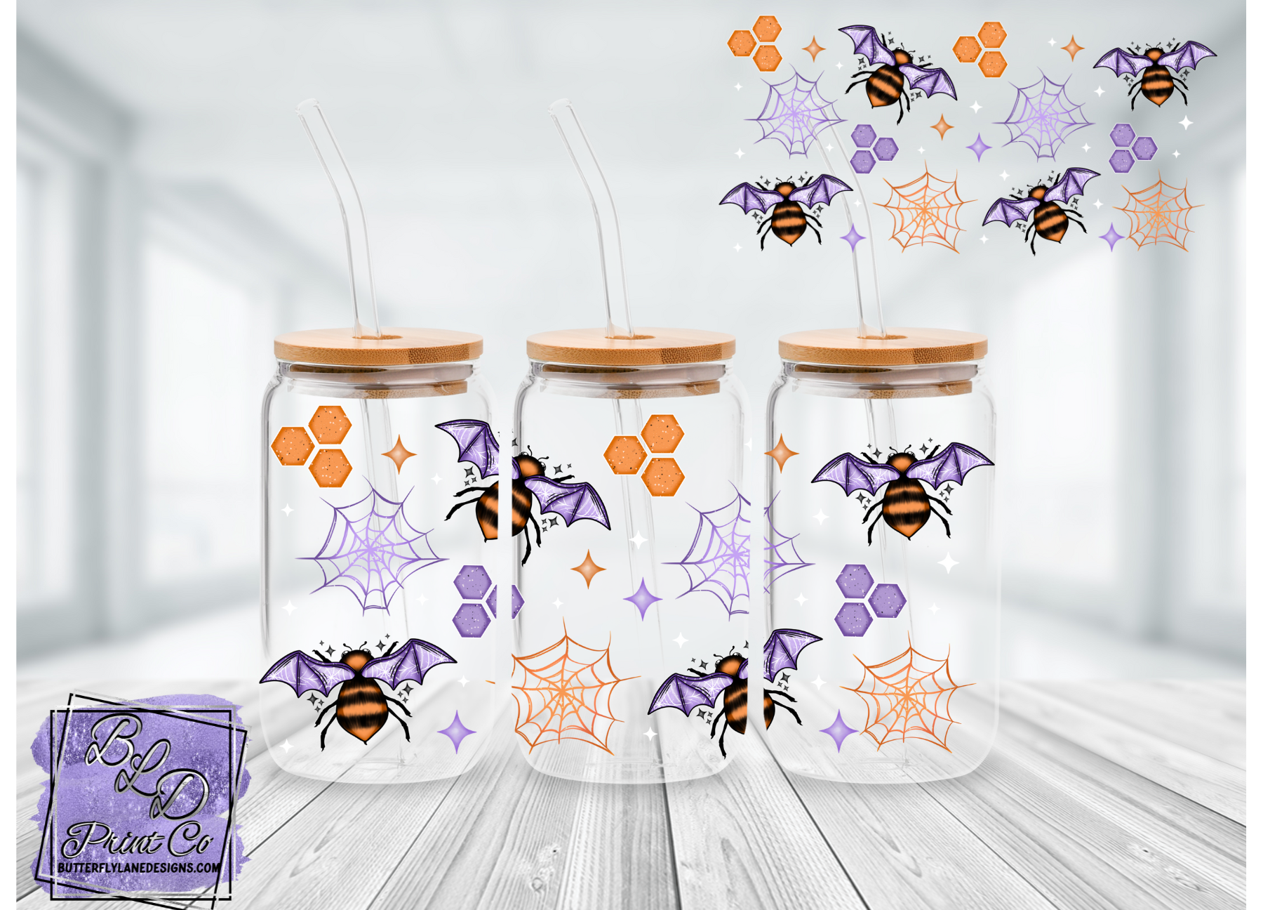 Batty Bee L2-Batty Bees- Libbey – Butterfly Lane Designs