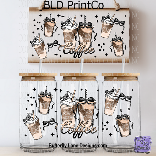 L359 Black Coffee & Bows