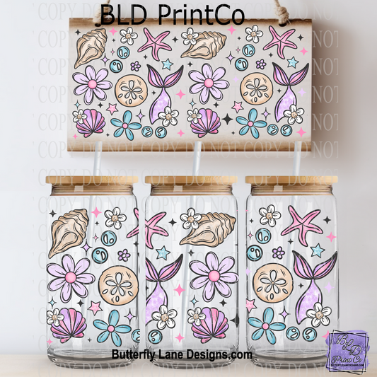 L506 Mermaid Florals