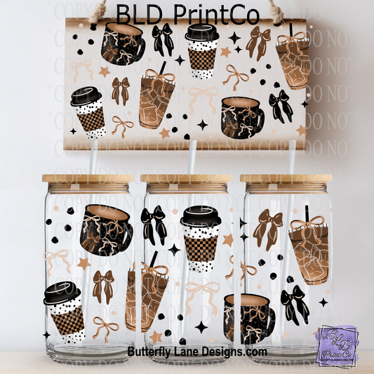 L590 Coffee & Bows in neutral colors