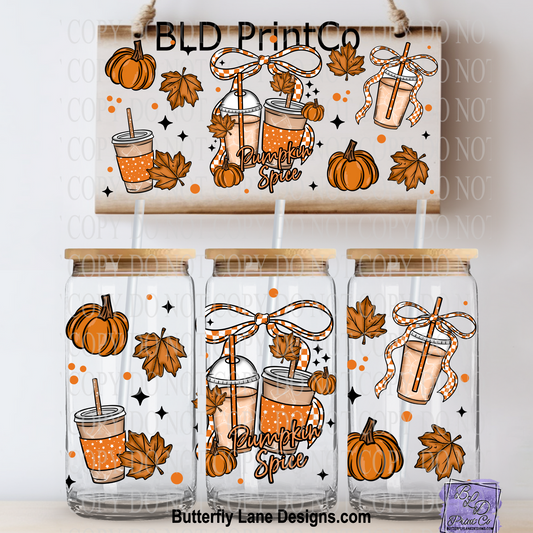 L596 Fall Pumpkin Spice & Bows