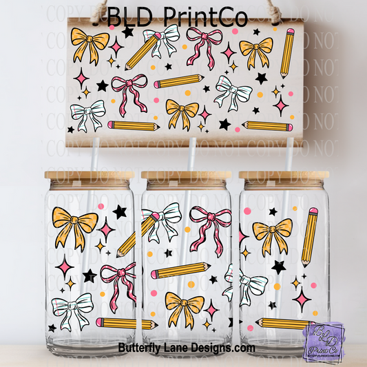 L599 School Pencils & Bows