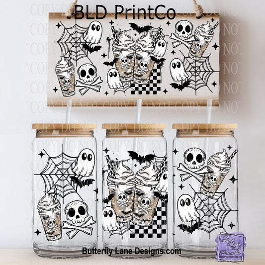 L601 Skull ghost coffees