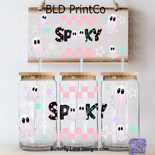 L602 Spooky Colorful ghosties
