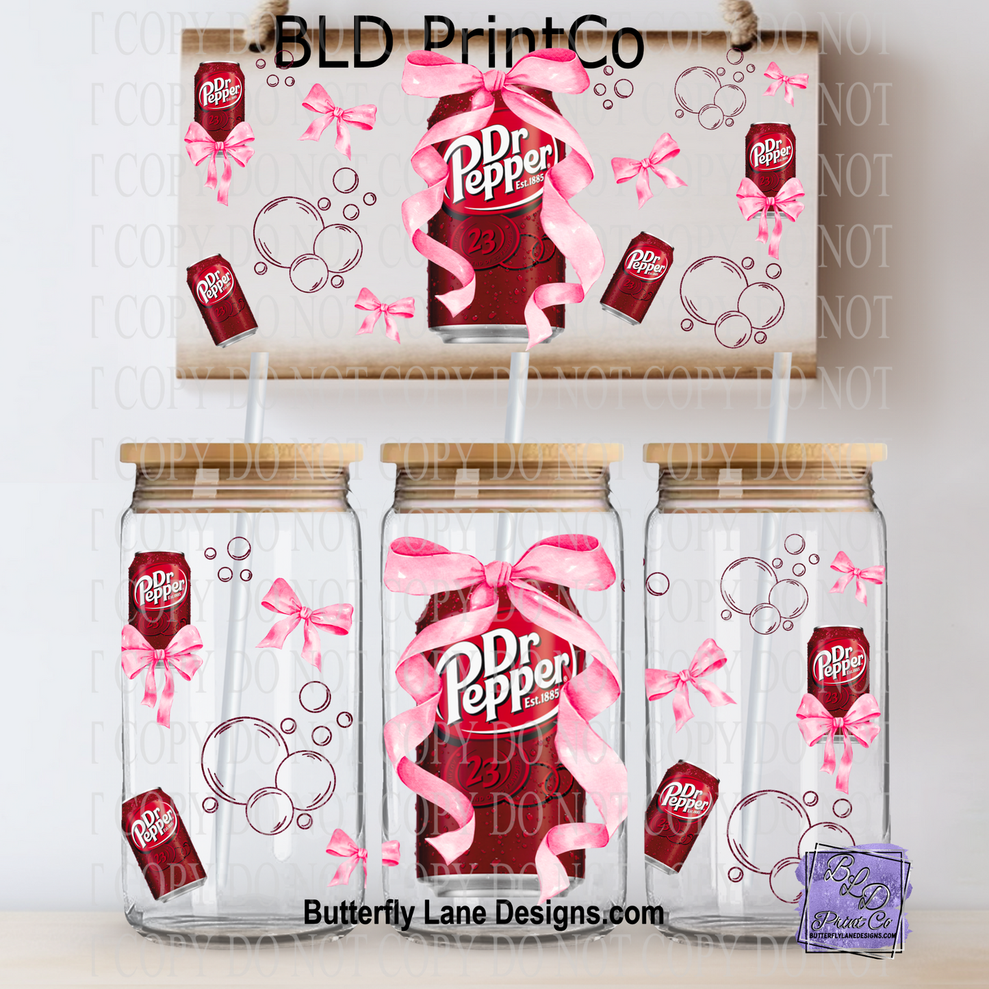 L635 Dr Soda Pink Bows