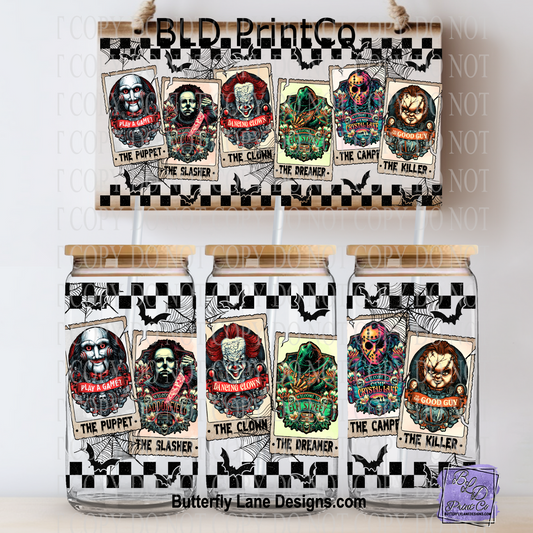 L641 Scary Movie men tarot cards