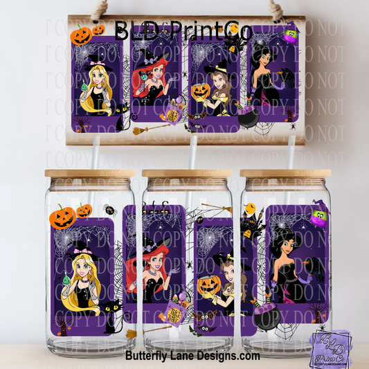 L646 Halloween princess cards