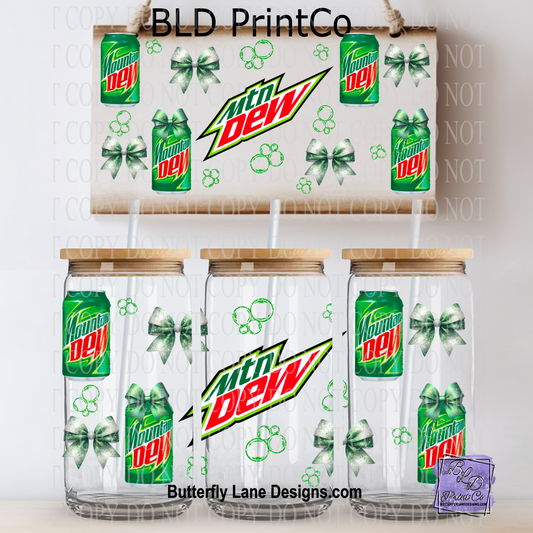 L651 Green Soda & Bows