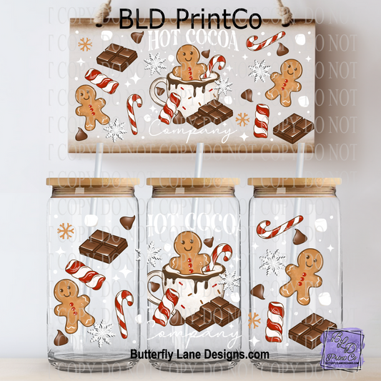 L691 Hot Cocoa Company White text