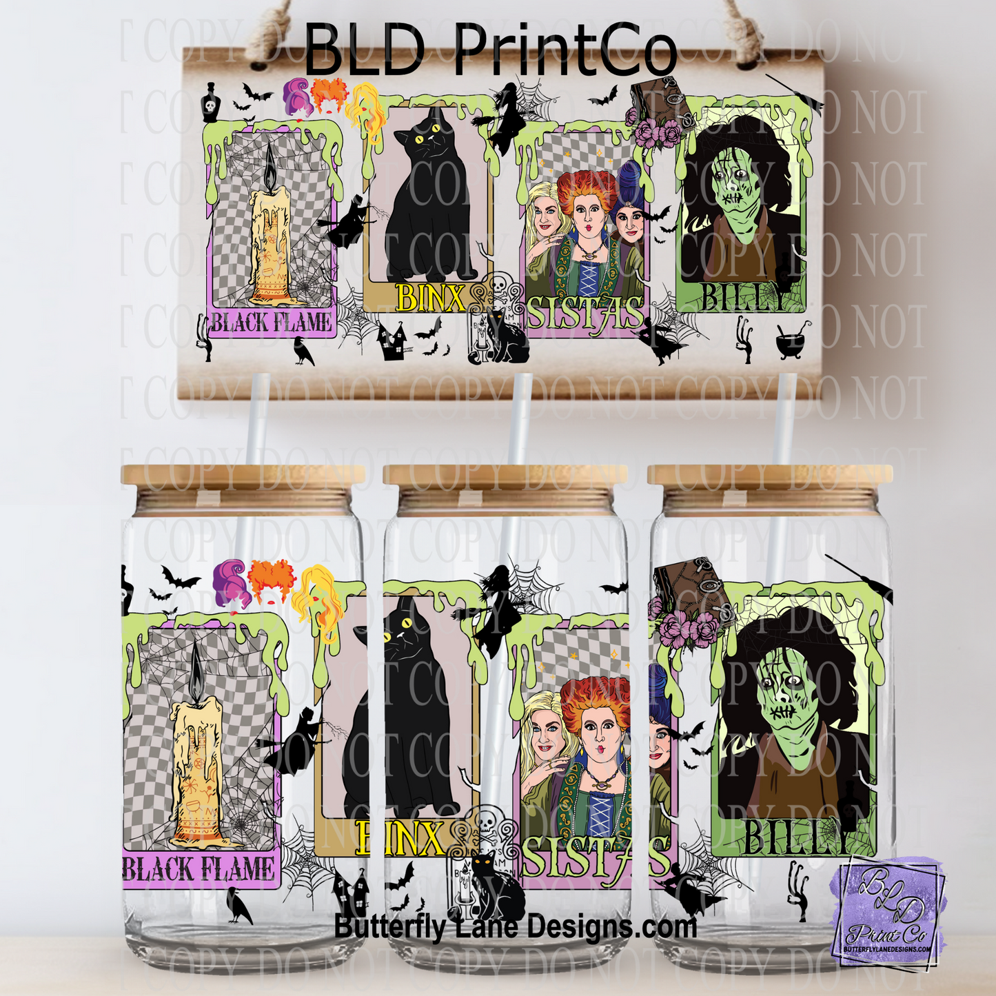 L712 Witches, brooms and candles