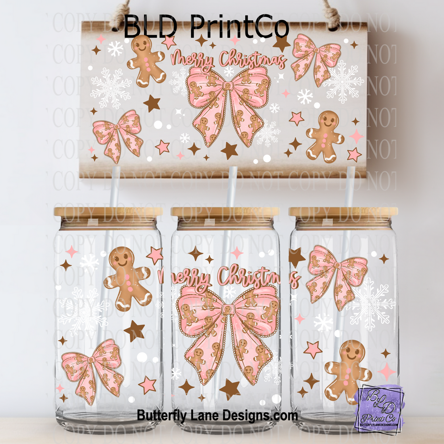 L722 Ginger bread bows