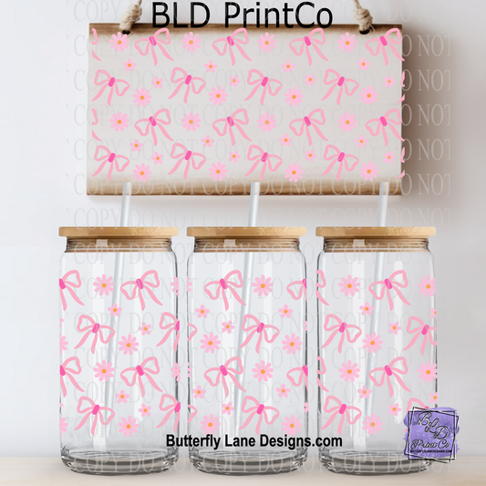 L750 Pink Daisies and bows