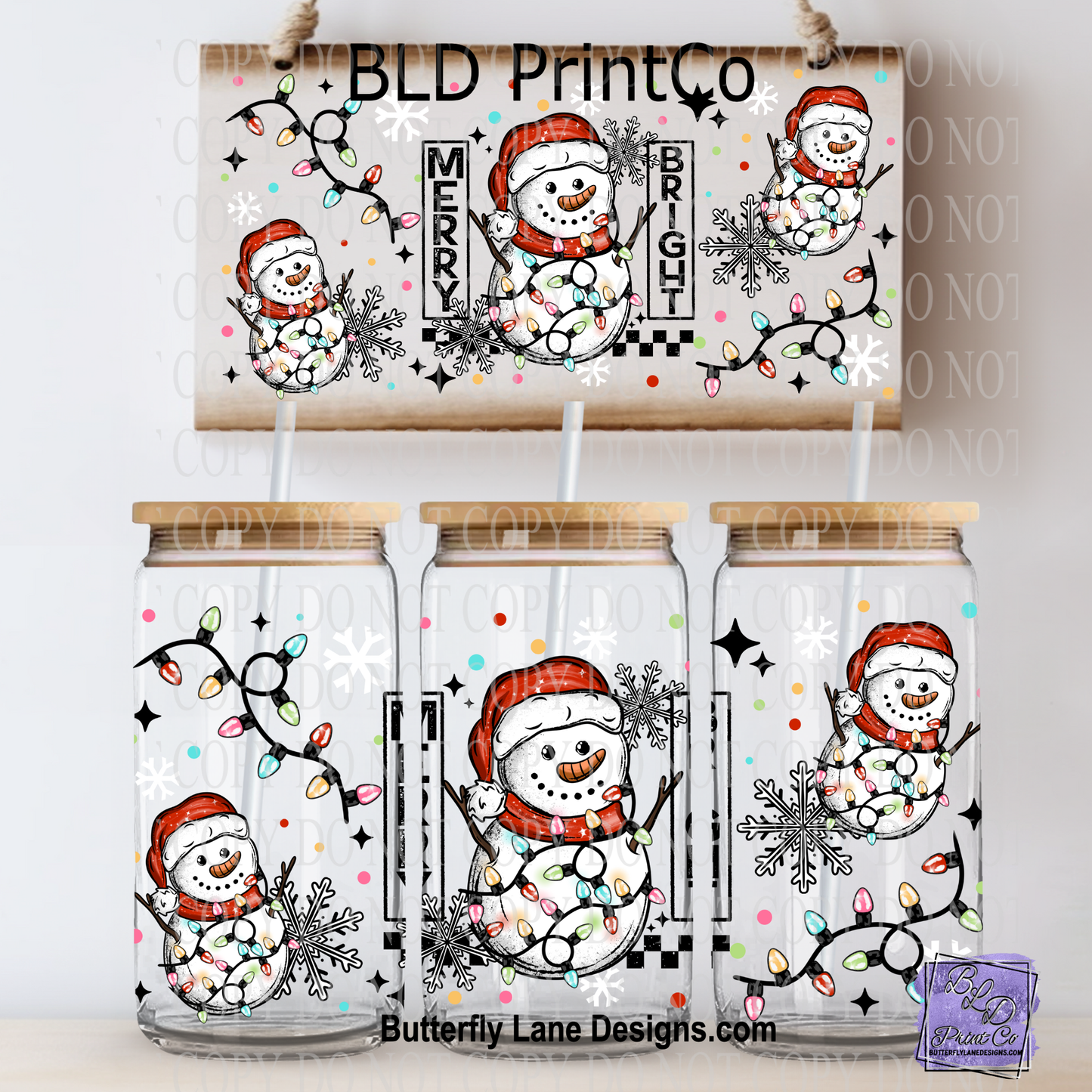 L788 Merry & Bright Snowman