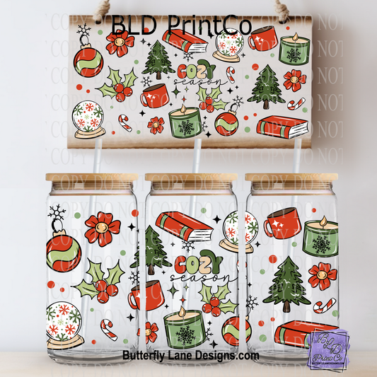 L792 Cozy Christmas element Collage