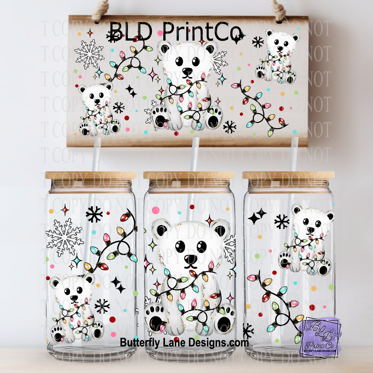 L800 Polar_Bear_And_Christmas_Lights