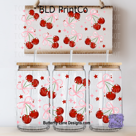 L810 Pink cherries & Bows
