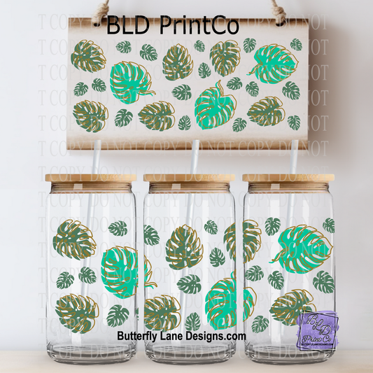 L829 Tropical leaves