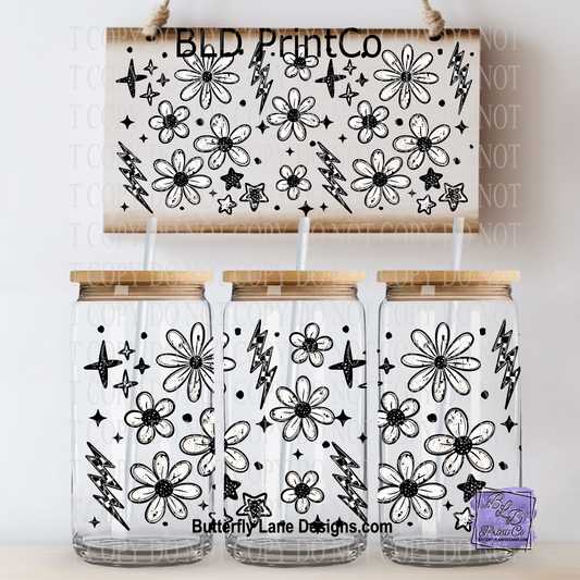 L839 Checker Daisy Floral