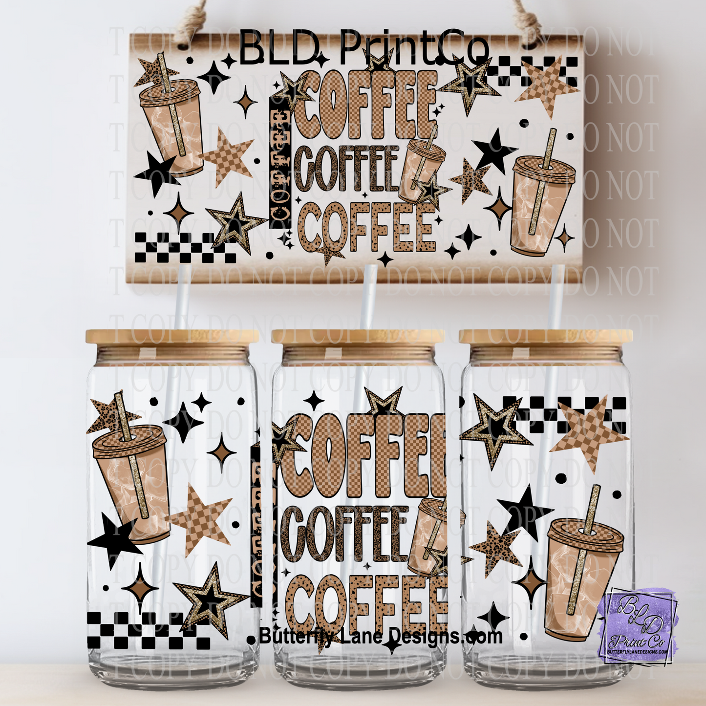 L845 Coffee Repeated - Iced coffee