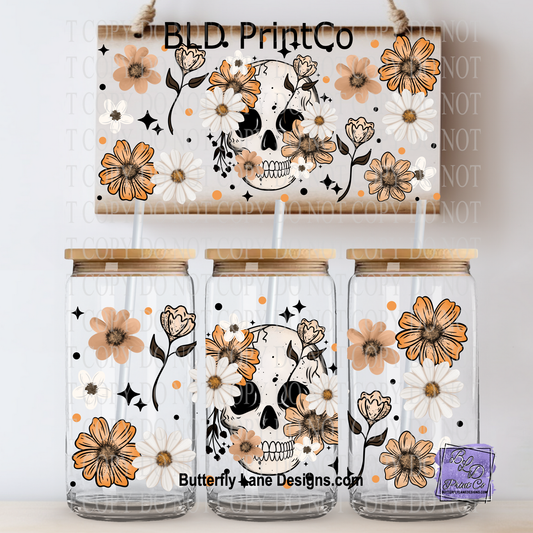 L860 Orange Floral, Skellie