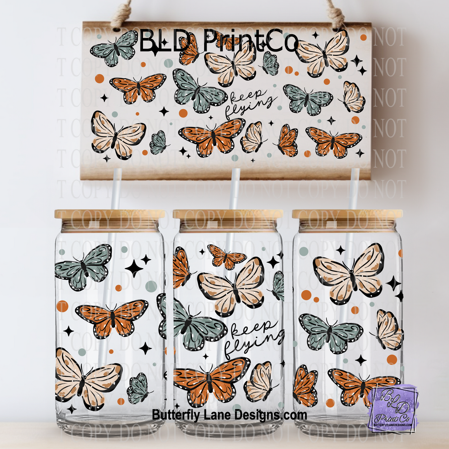 L911 Keep Going Keep Flying Butterflies