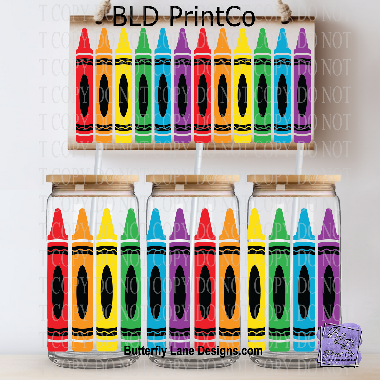 L952 Colorful crayons