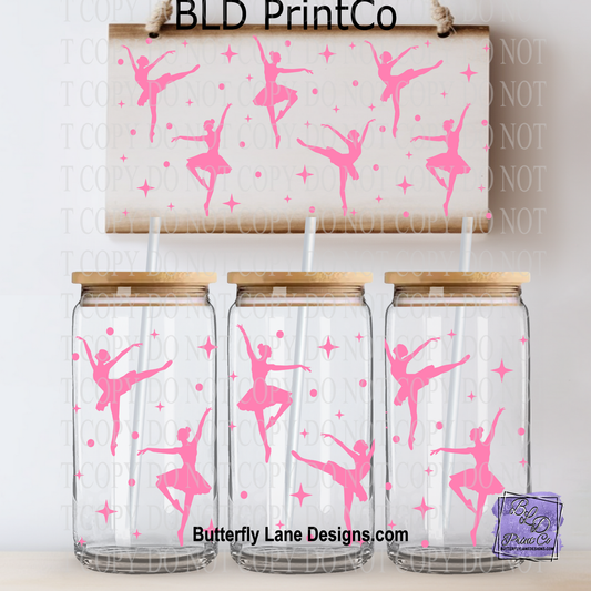 L955 Ballet dancers-pink