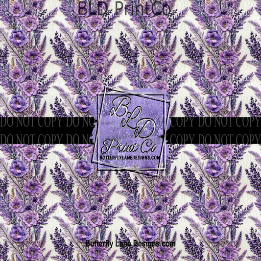 Lavender Love florals PV 937 Patterned Vinyl