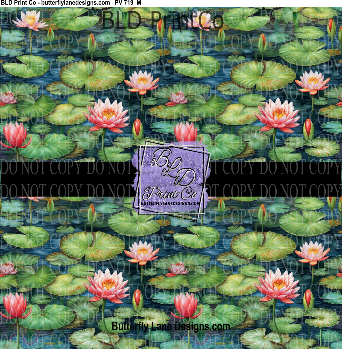 Lily Pads  PV 719    Patterned Vinyl