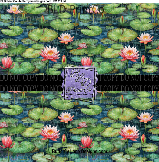 Lily Pads  PV 719    Patterned Vinyl