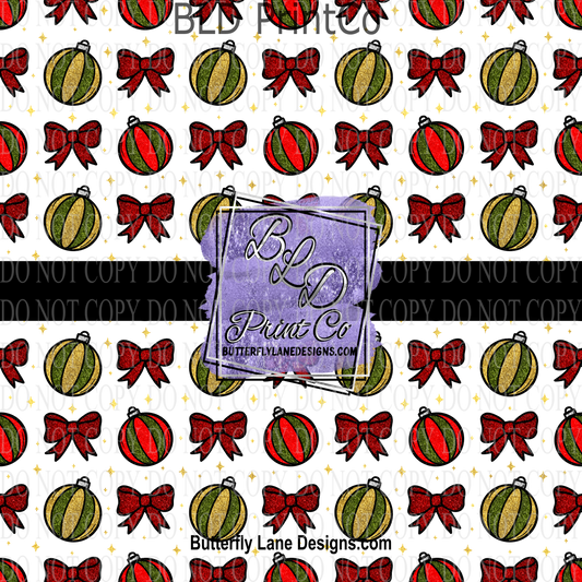 Mean One Christmas Bulbs - PV 807   Patterned Vinyl