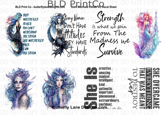 Dark & Deadly Mermaid Big Bundle - Glitter Fetish Collab Collection