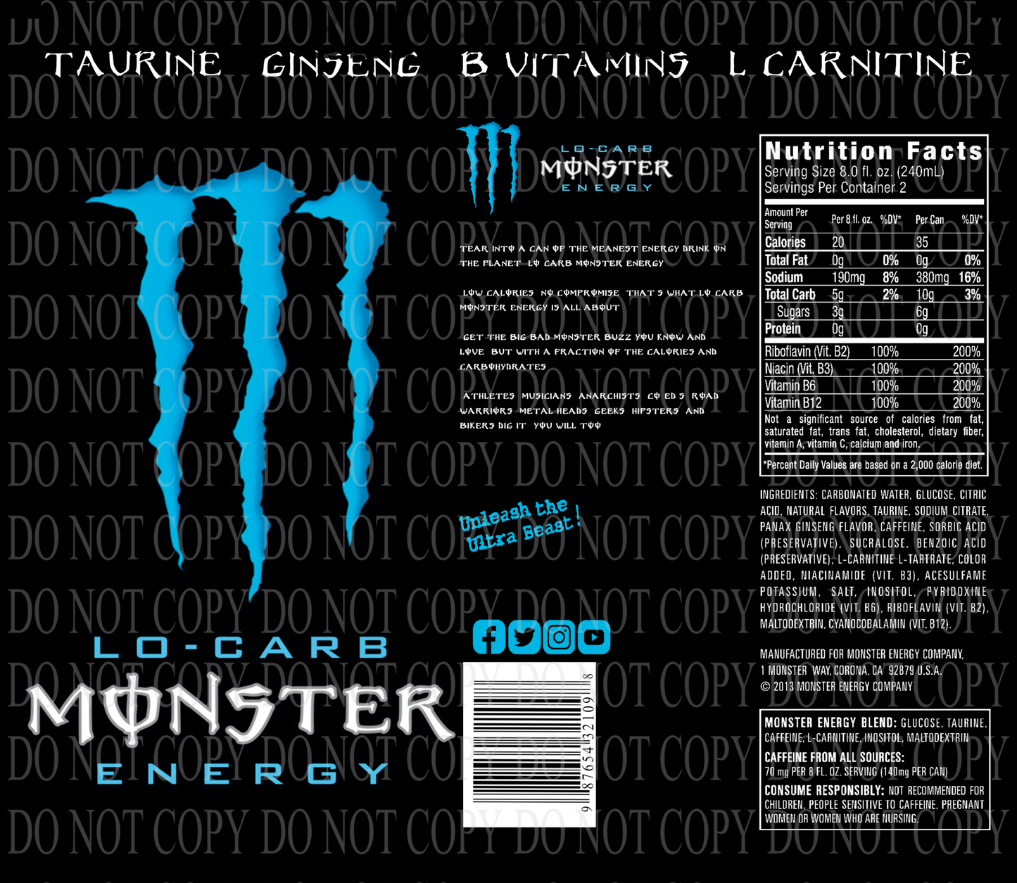 Monster Blue