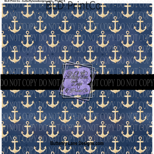 Nautical Seas 2    PV621 -  Patterned Vinyl
