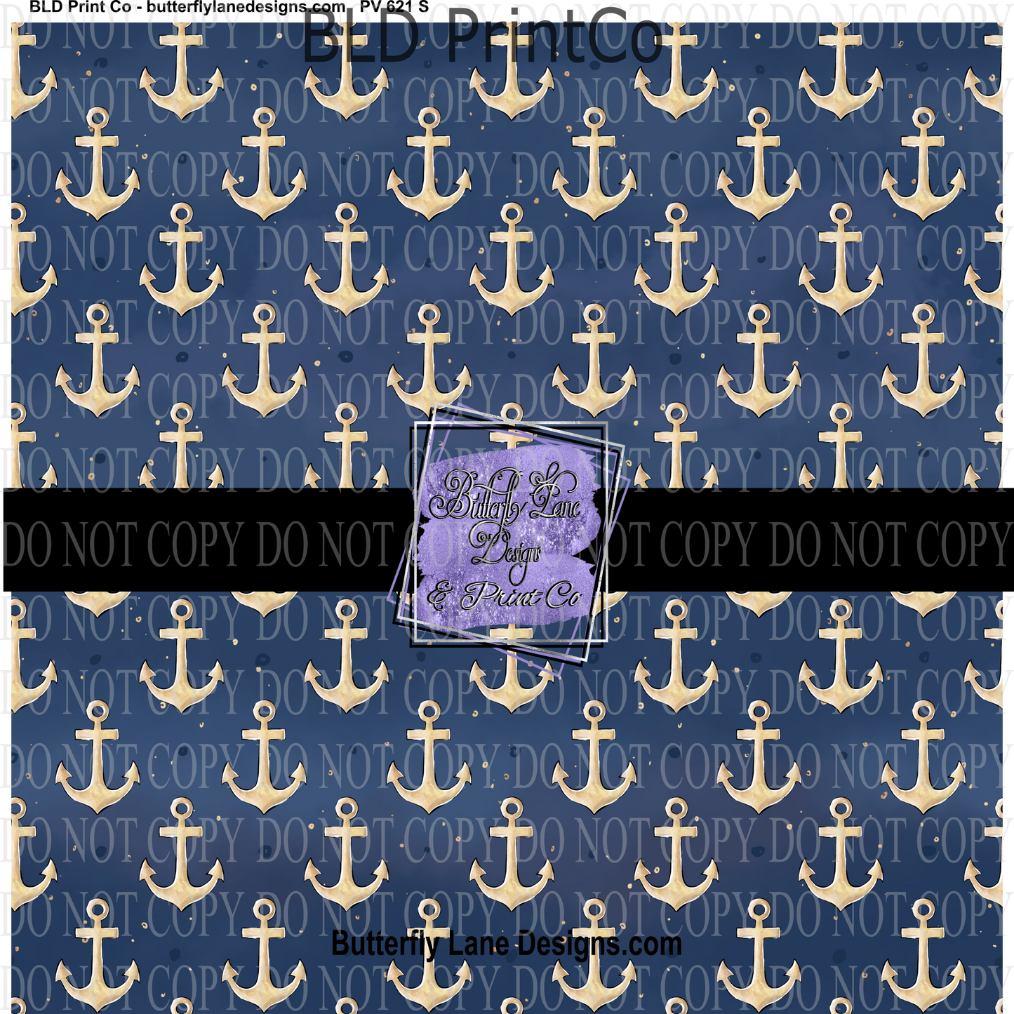 Nautical Seas 2    PV621 -  Patterned Vinyl