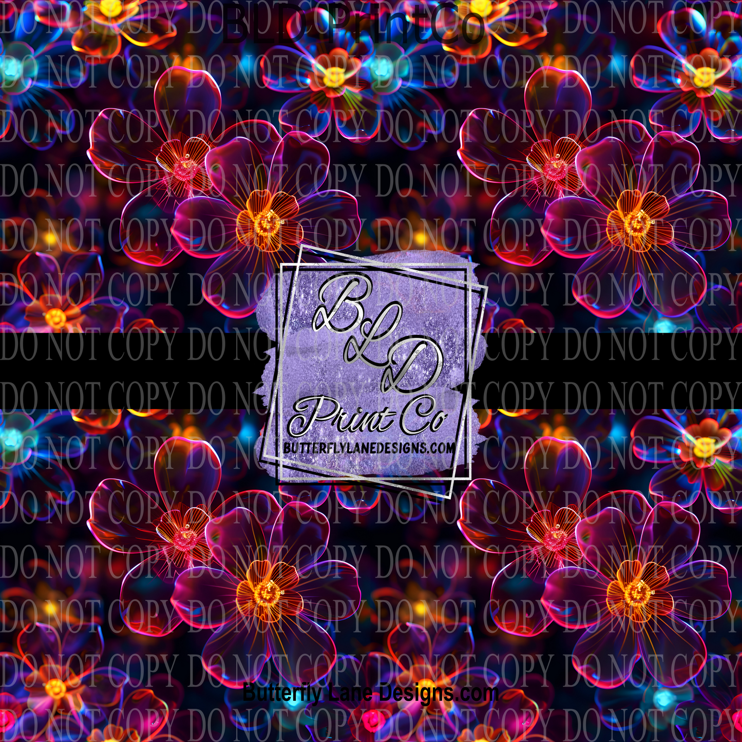 Neon Florals PV 1139 ::  Patterned Vinyl