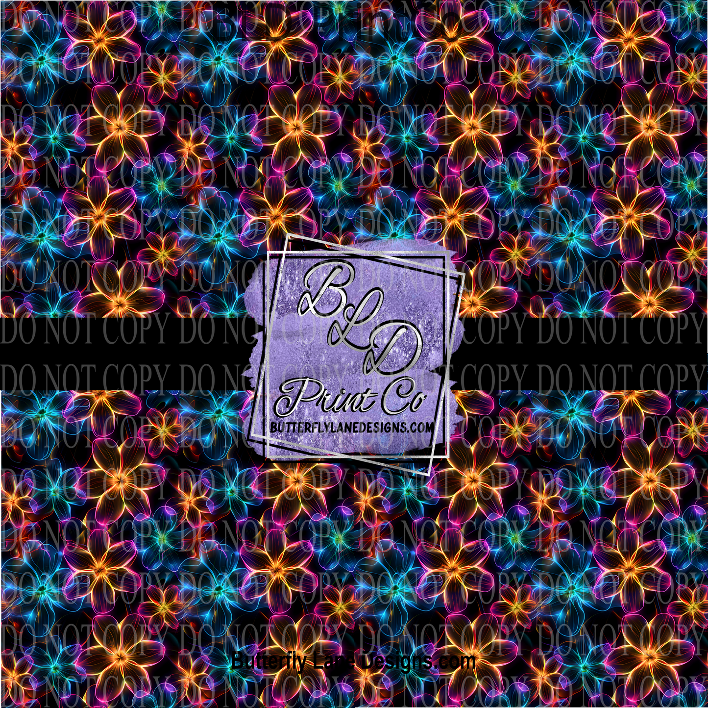 Neon Florals PV 1143 ::  Patterned Vinyl