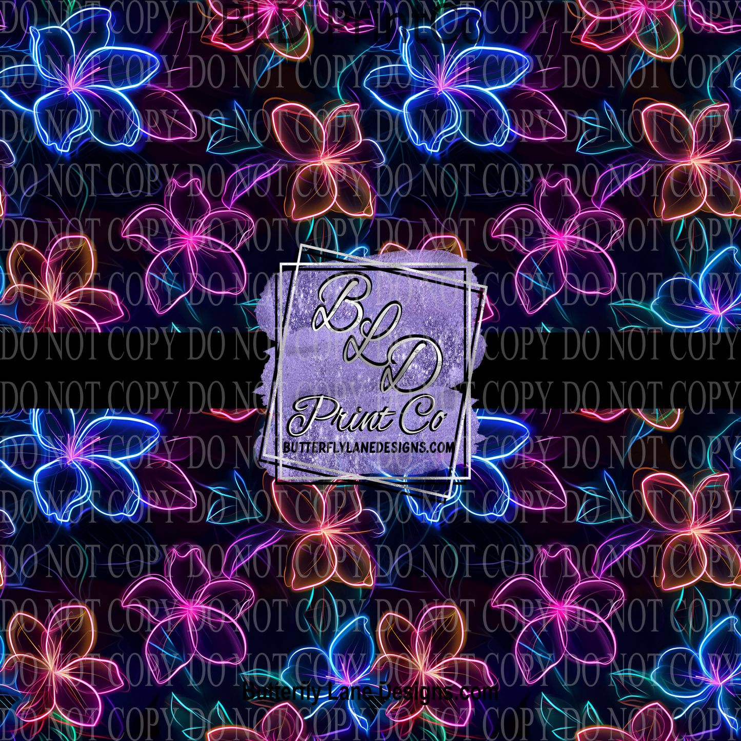 Neon Florals PV 1145 ::  Patterned Vinyl