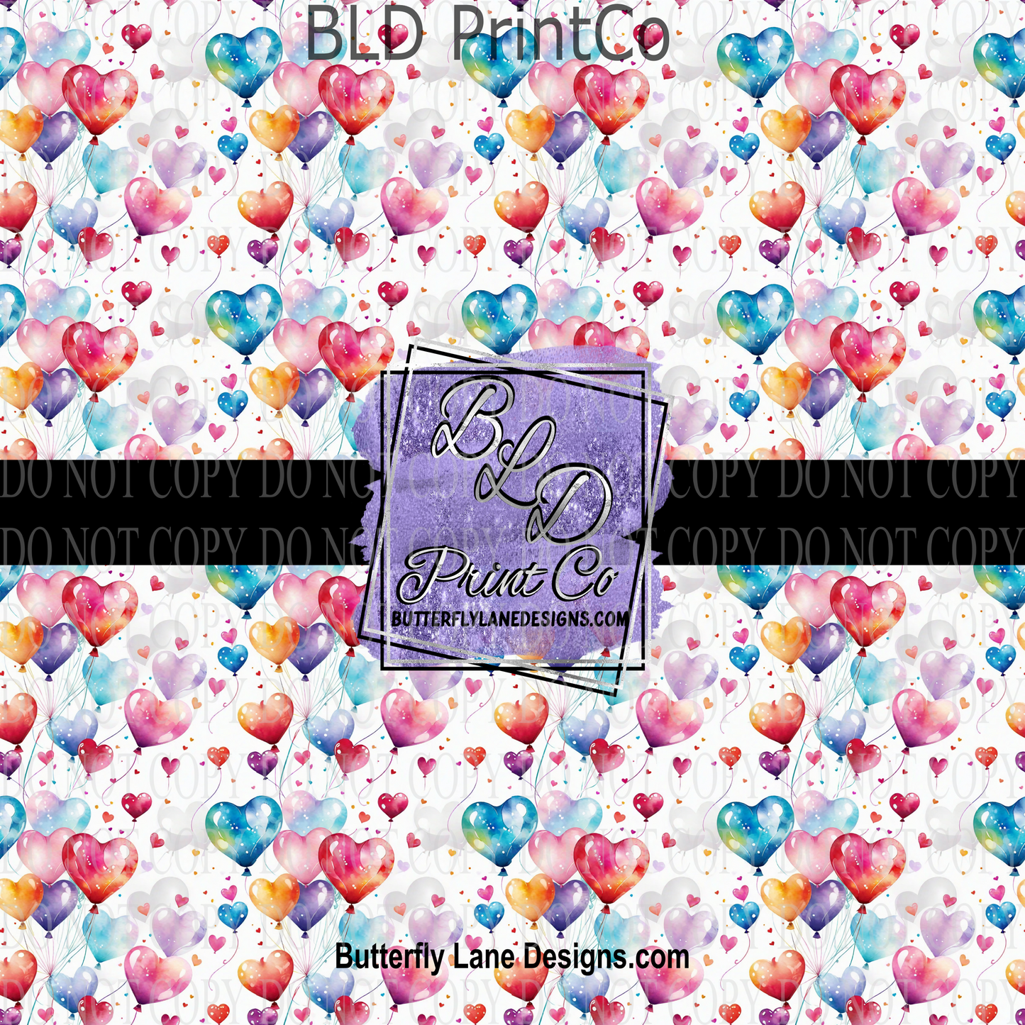 Heart ballons - PV 1017   Patterned Vinyl