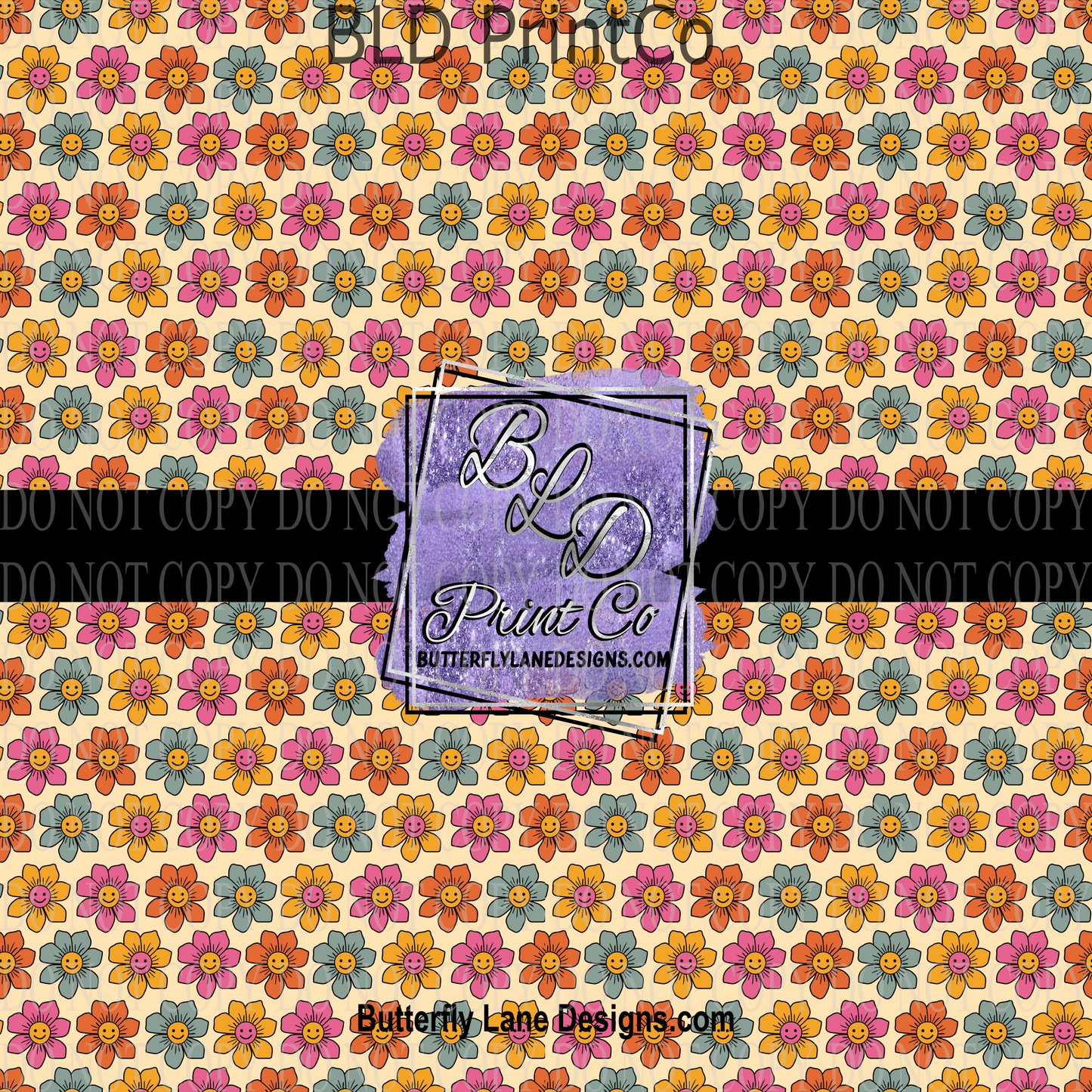 Boho Style florals  PV 1043  Patterned Vinyl