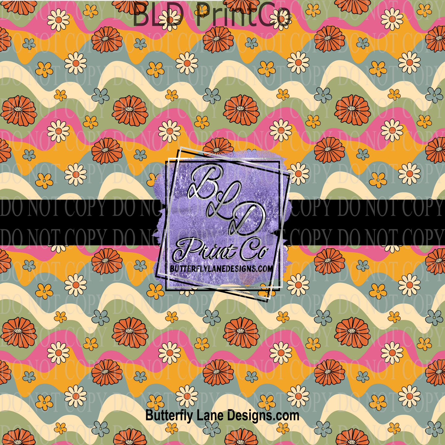 Boho Style florals  PV 1045  Patterned Vinyl