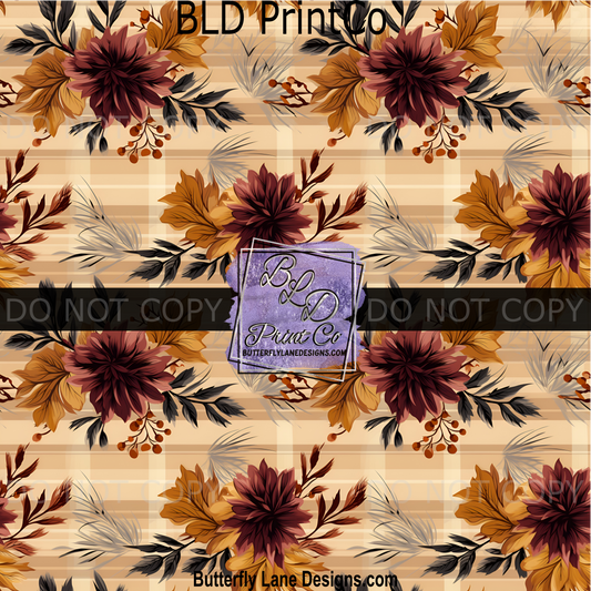 PV 1464  Plaid and fall florals